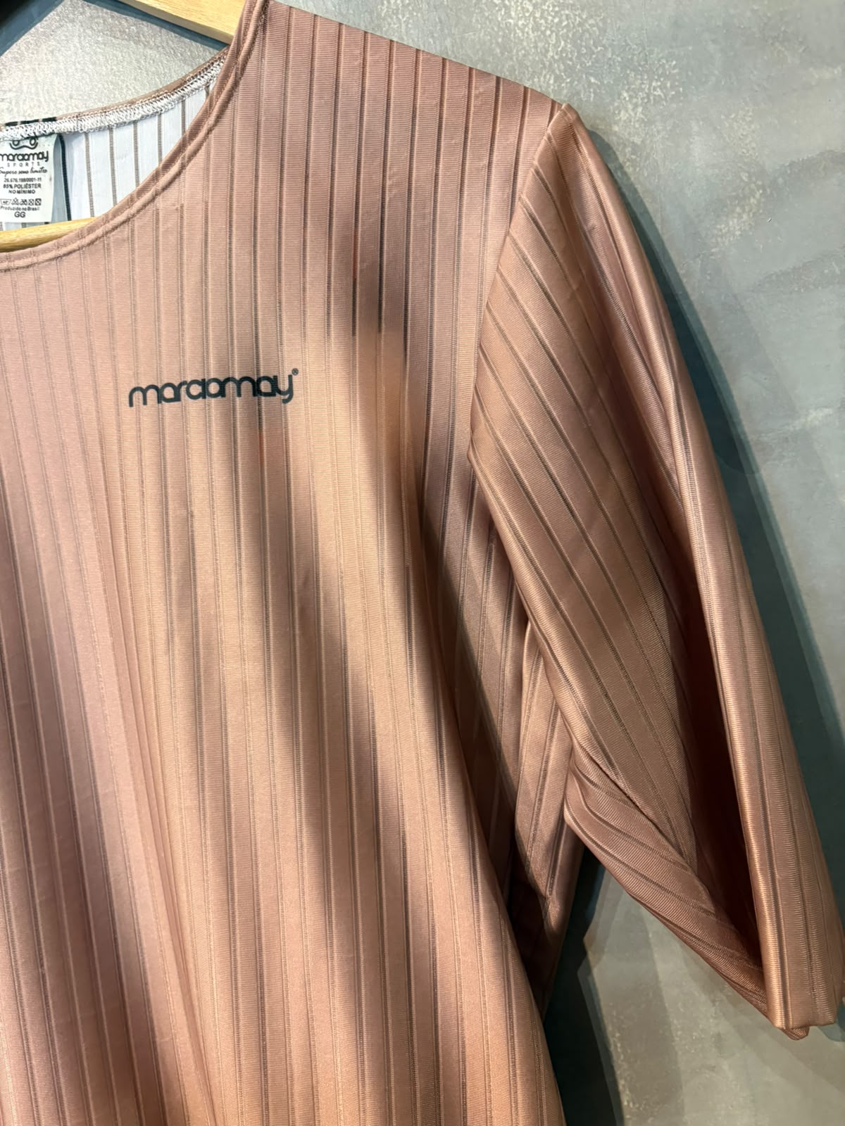 CAMISA DE CICLISMO MARCIO MAY AERO MARROM miniatura 2