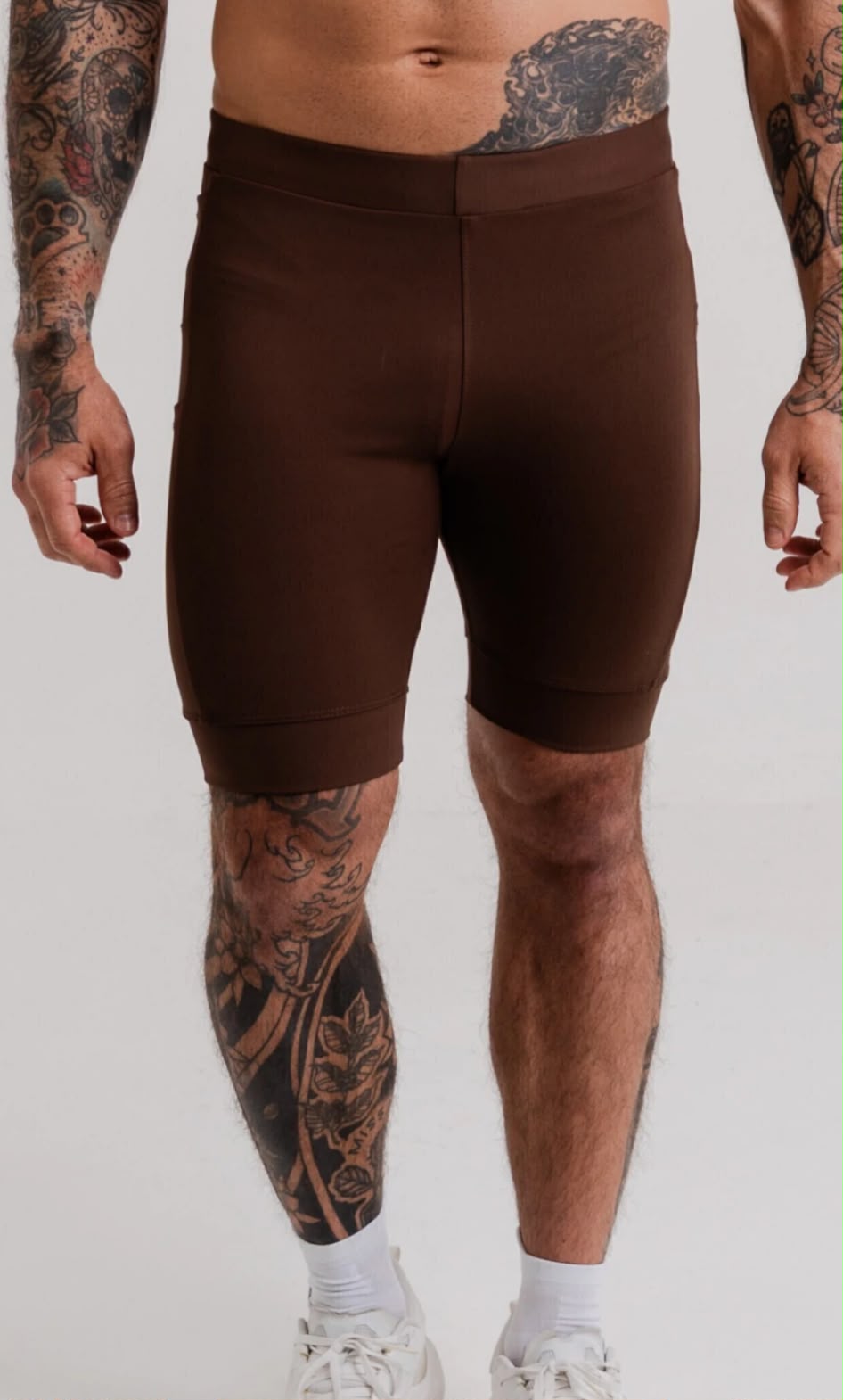 BERMUDA CORRIDA 5 BOLSOS MARROM LURK miniatura 4