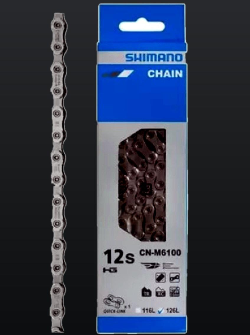 CORRENTE SHIMANO M6100 12v 126 LINKS