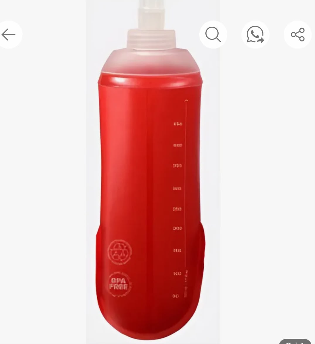 GARRAFA COMPRESSPORTS ERGO FLASH 500ML miniatura 2