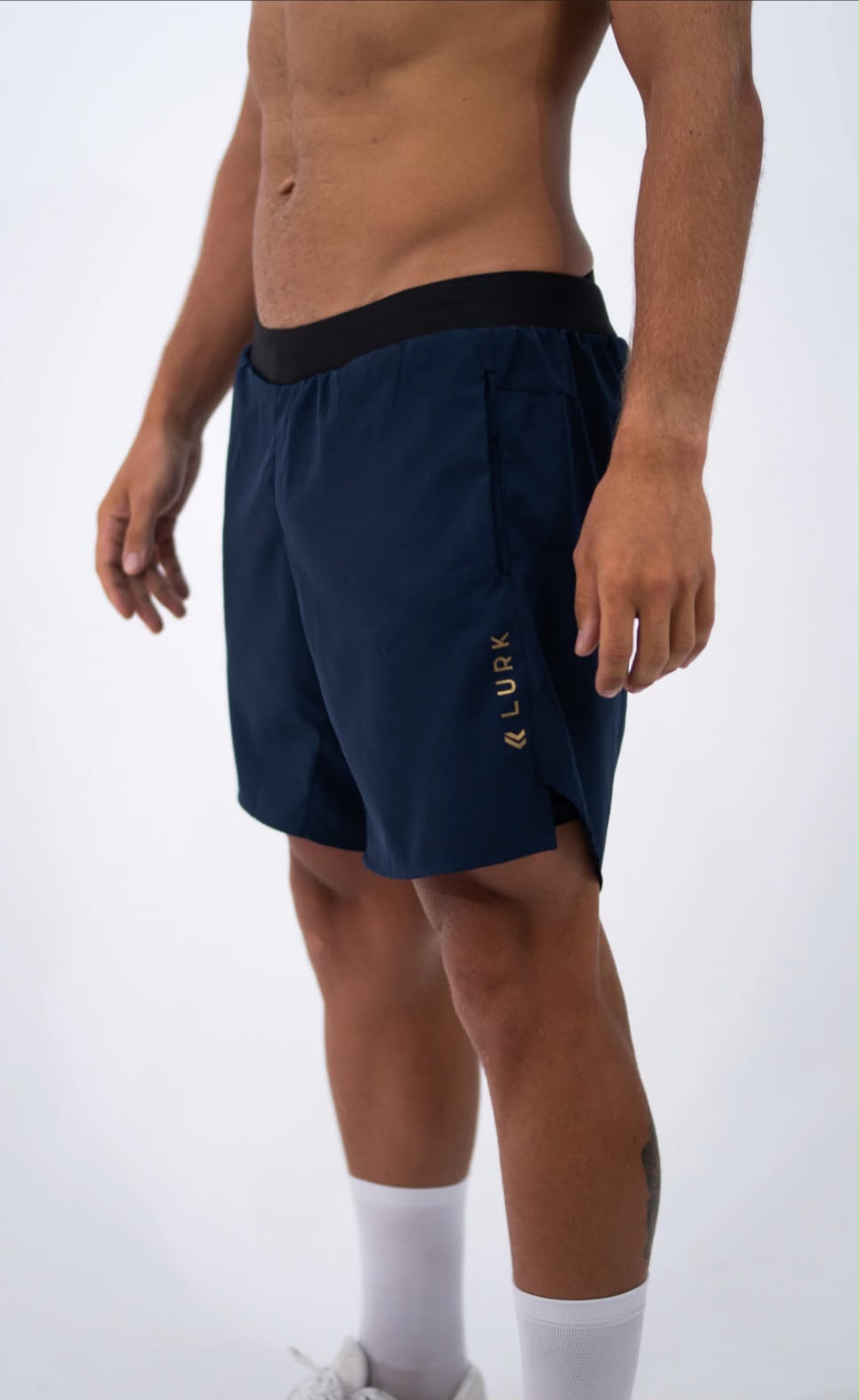 SHORT CURTO COM LYCRA 2 EM 1 MARINHO LURK miniatura 3