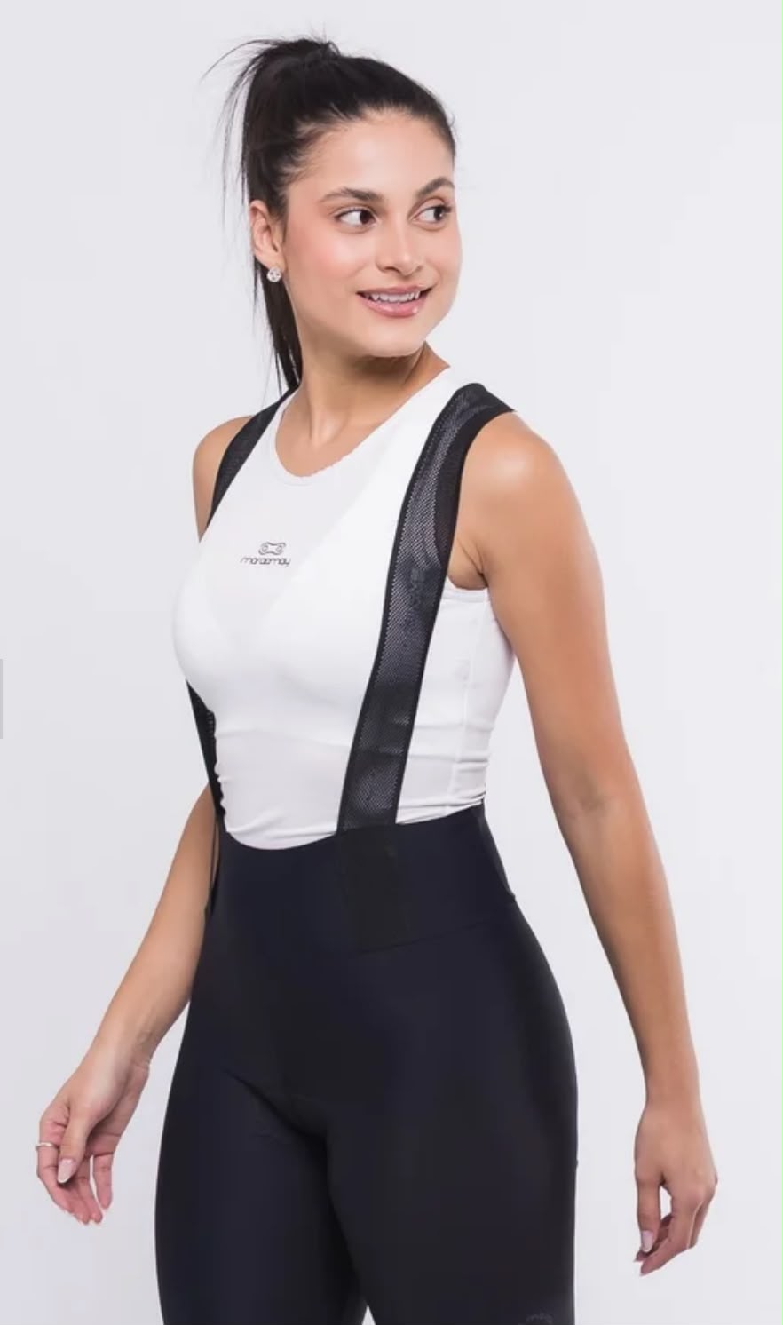 BRETELLE CICLISMO FEM MARCIO MAY MOOVE PRETO