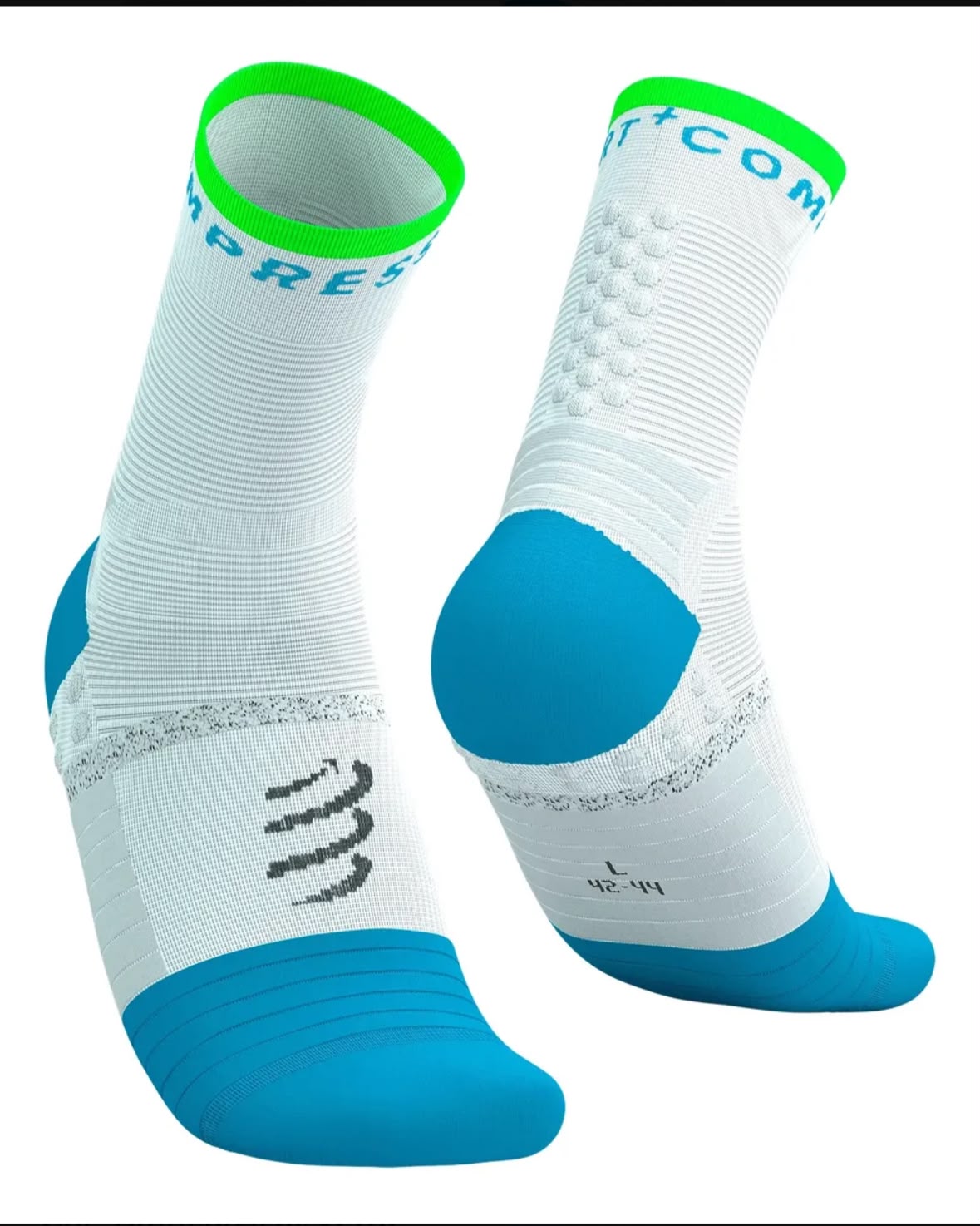 MEIA COMPRESSPORTS PRO MARATHON SOCKS v2.0 CANO MÉDIO miniatura 4