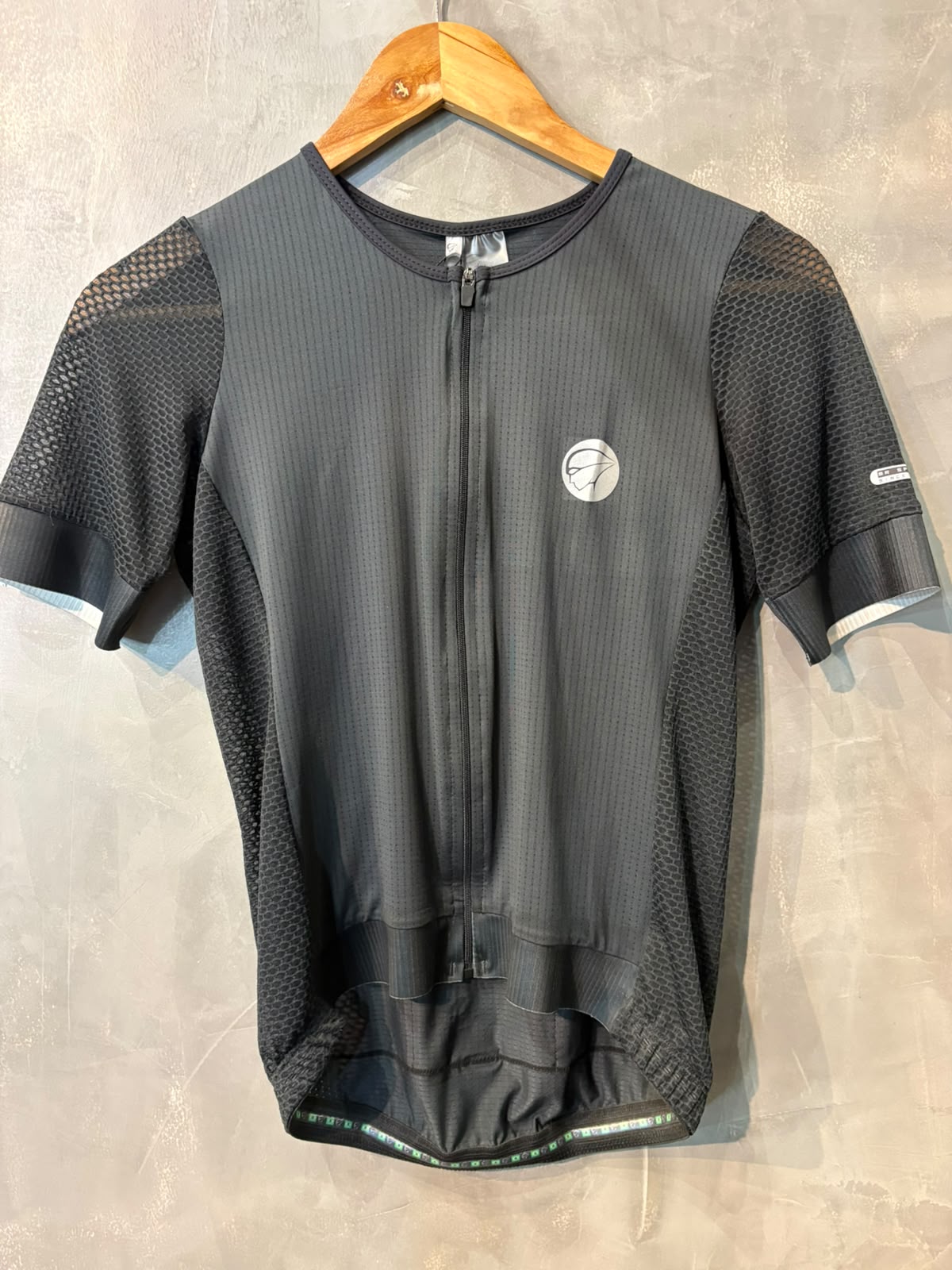 CAMISA CICLISMO MAURO RIBEIRO FEM MESH PRETA