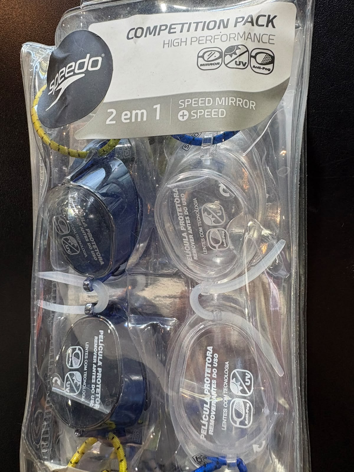 ÓCULOS SPEEDO COMPETITION PACK 2 EM 1 miniatura 2