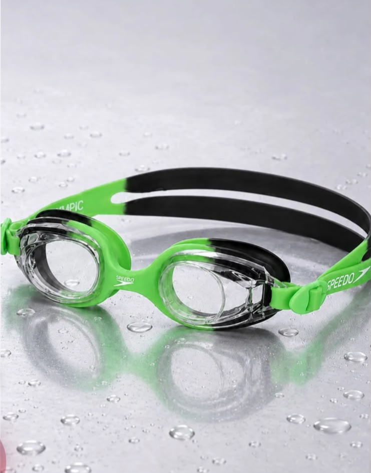 ÓCULOS PARA NATAÇÃO JUNIOR OLYMPIC - VERDE FLUOR CRISTAL