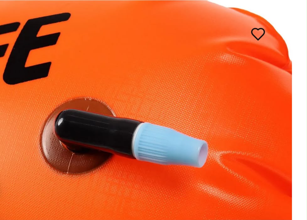 BOIA DE FLUTUAÇÃO 2 EM 1 LARANJA NEON miniatura 3
