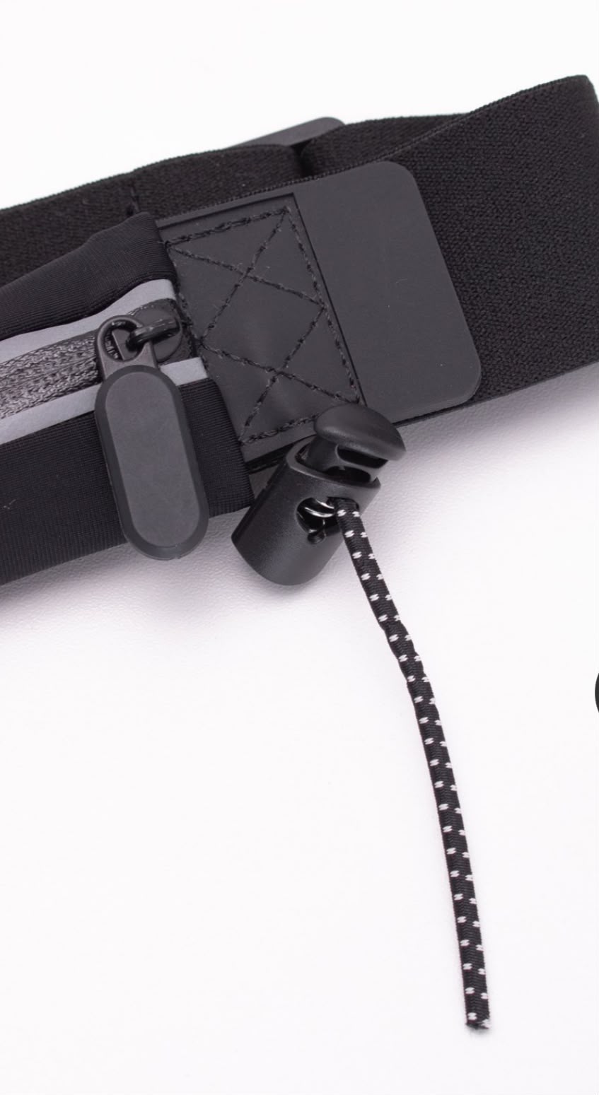 POCHETE HUPI RUNNING PORTA NÚMERO ALL BLACK miniatura 4