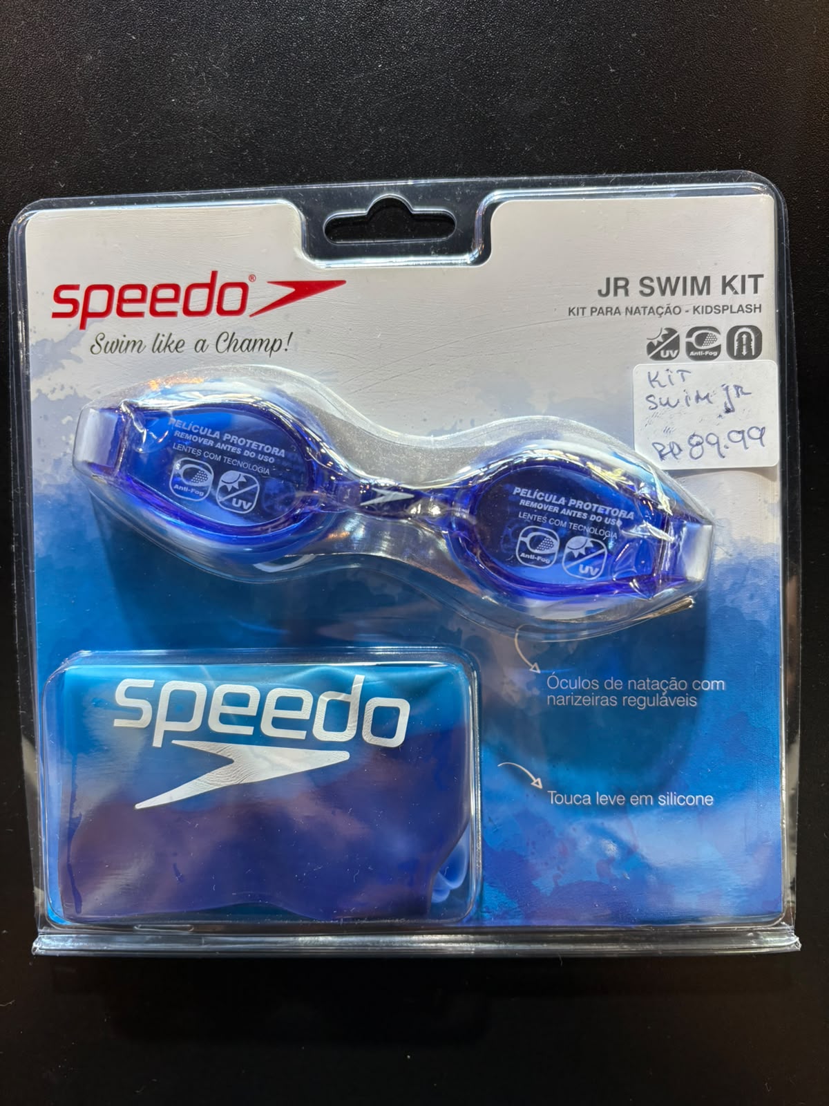 KIT PARA NATAÇÃO SPEEDO JR SWIM