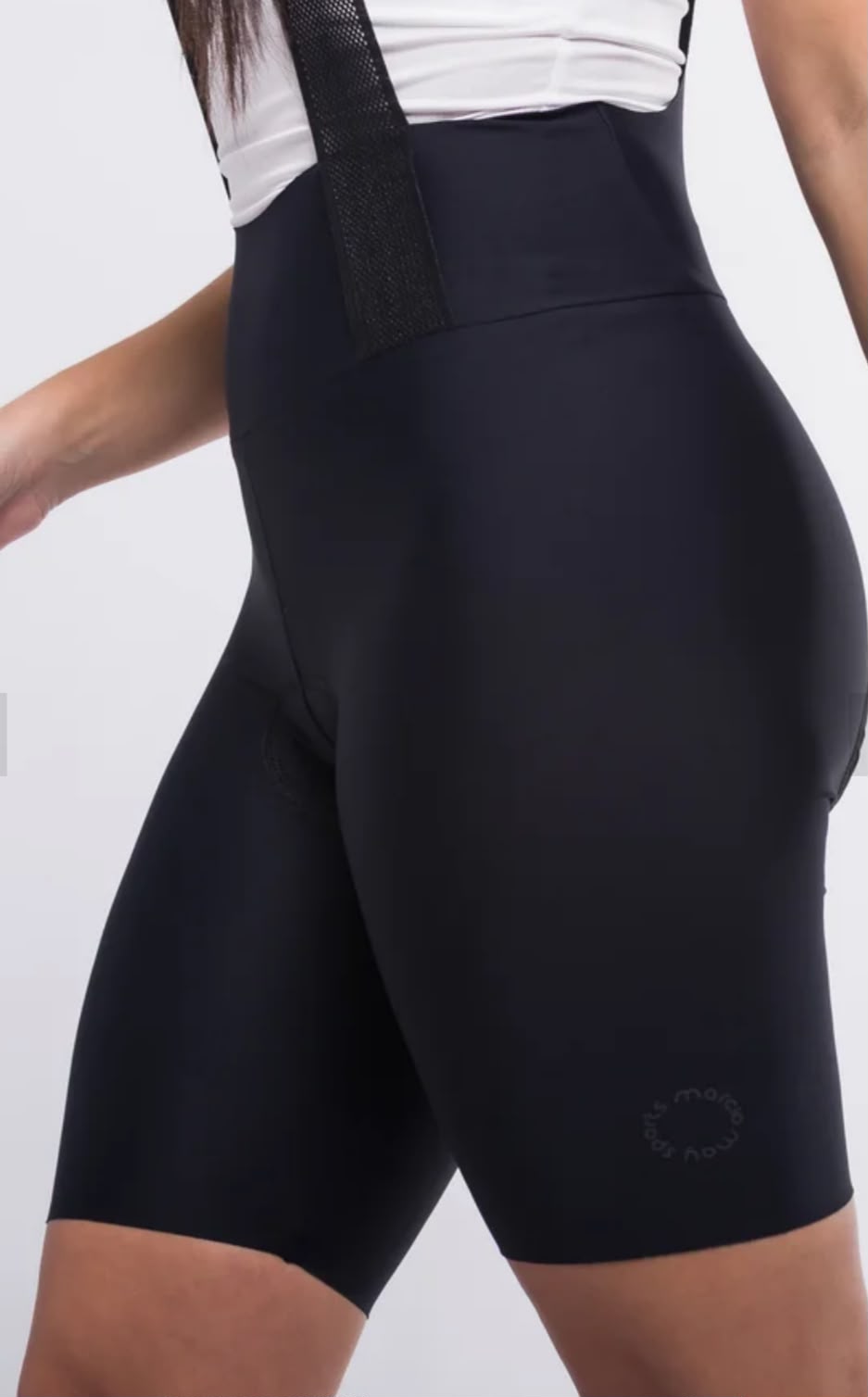 BRETELLE CICLISMO FEM MARCIO MAY MOOVE PRETO miniatura 2