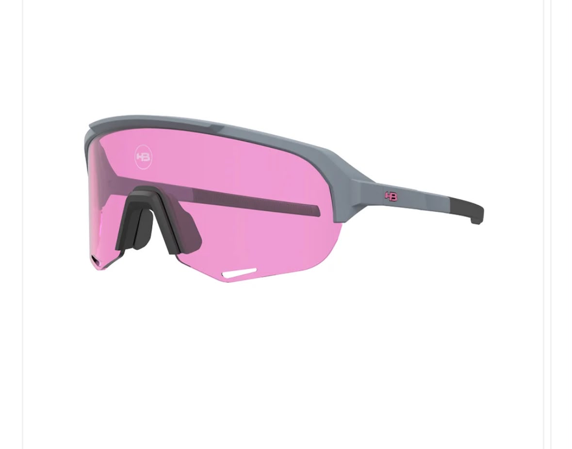 ÓCULOS DE SOL HB EDGE R MATTE MOONSTONE NOSE M BLACK PINK miniatura 2