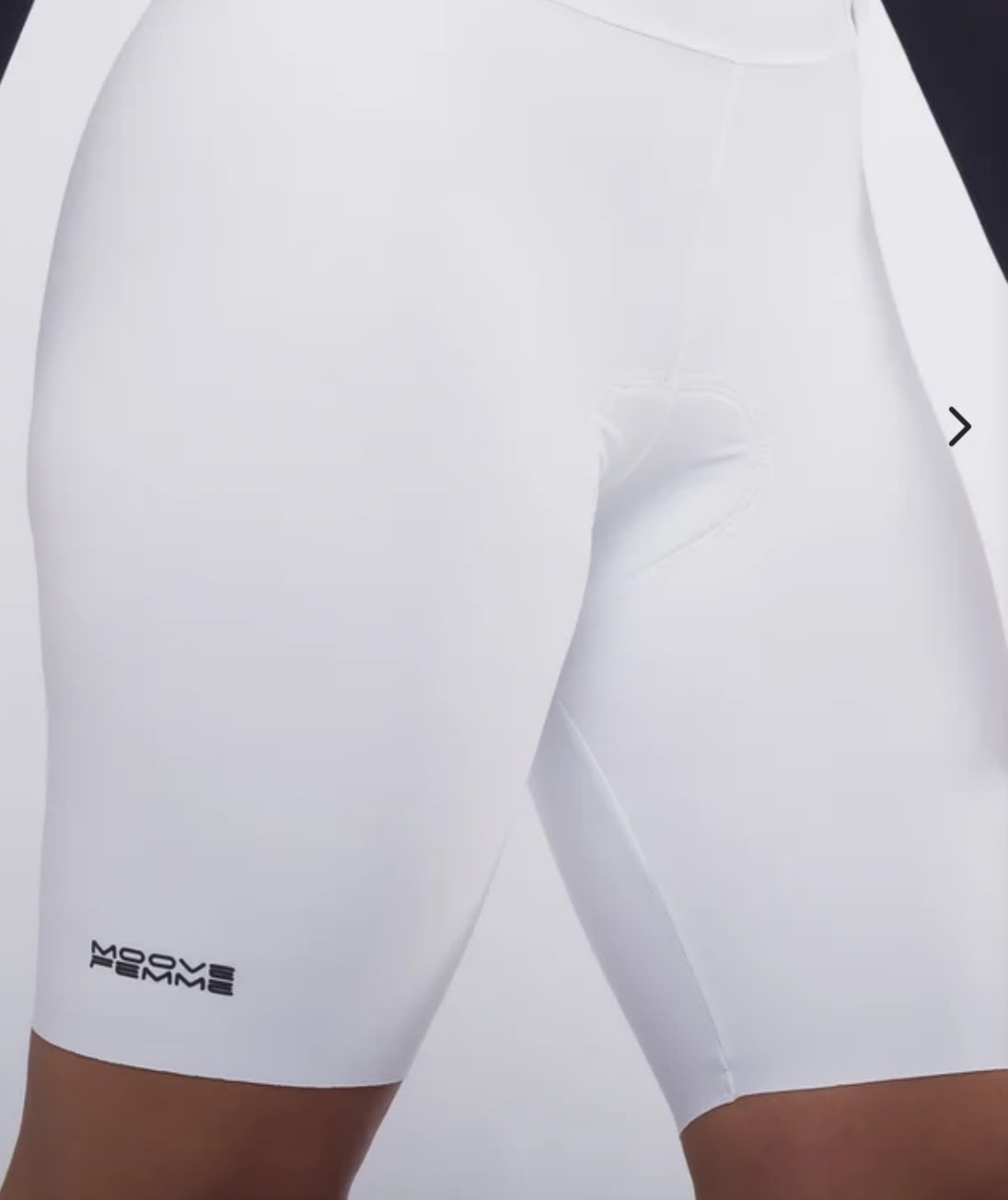 BRETELLE CICLISMO FEM MARCIO MAY MOOVE BRANCO miniatura 2