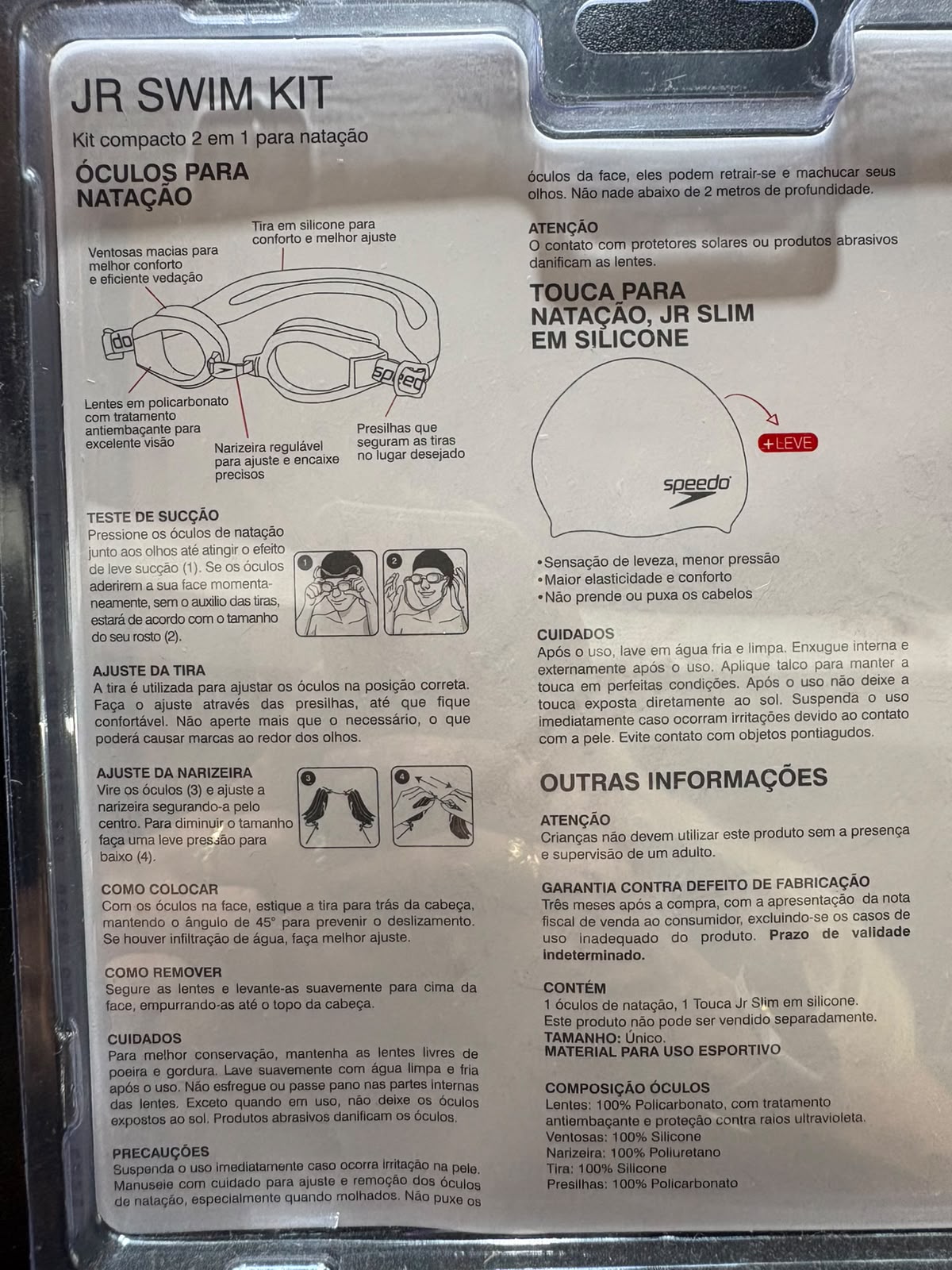 KIT PARA NATAÇÃO JR SWIM miniatura 3