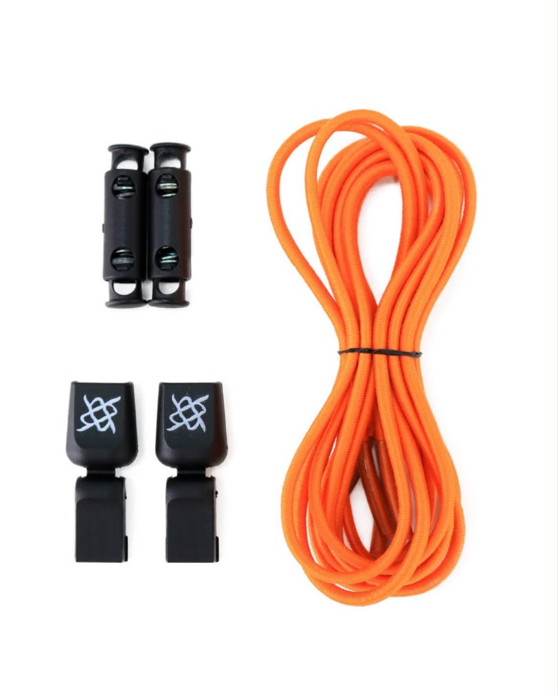 CADARÇO ELÁSTICO HUPI LACES LARANJA LISO