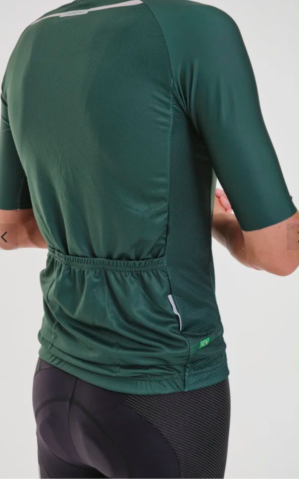 CAMISA DE CICLISMO NEW SPORT MARCIO MAY VERDE miniatura 2