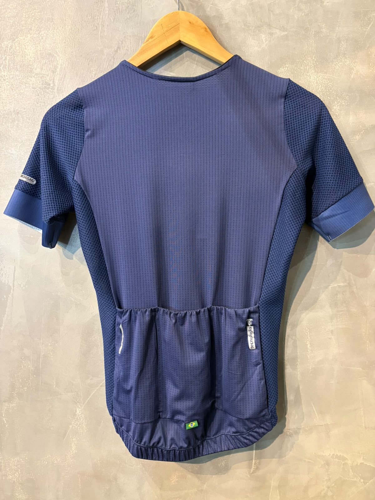 CAMISA CICLISMO MAURO RIBEIRO FEM MESH MARINHO miniatura 2