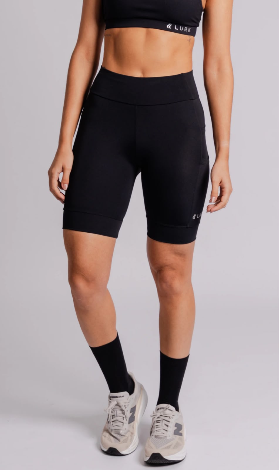 BERMUDA CORRIDA 7 BOLSOS PRETO FEM miniatura 3