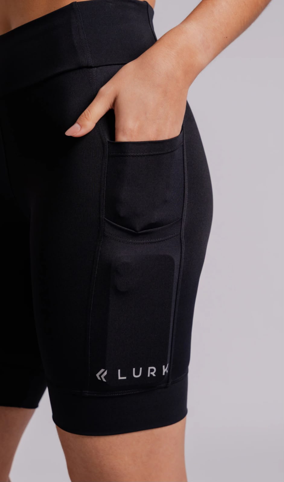 BERMUDA CORRIDA 7 BOLSOS PRETO FEM miniatura 2
