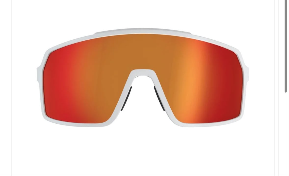 ÓCULOS DE SOL HB GRINDER PEARLED WHITE ORANGE CHROME - LENTE 13.1CM