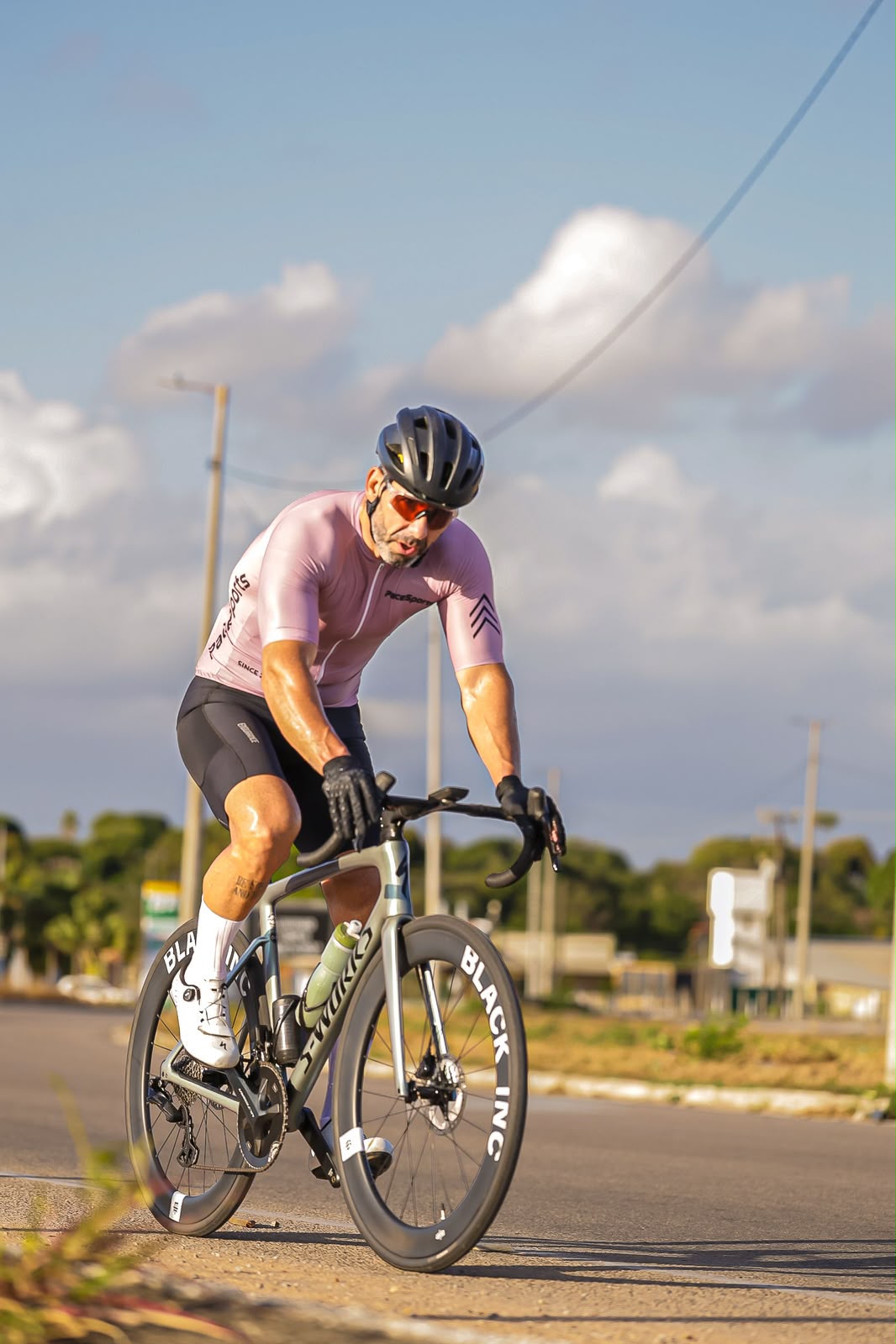 CAMISA CICLISMO PACESPORTS ROSA SECO miniatura 3
