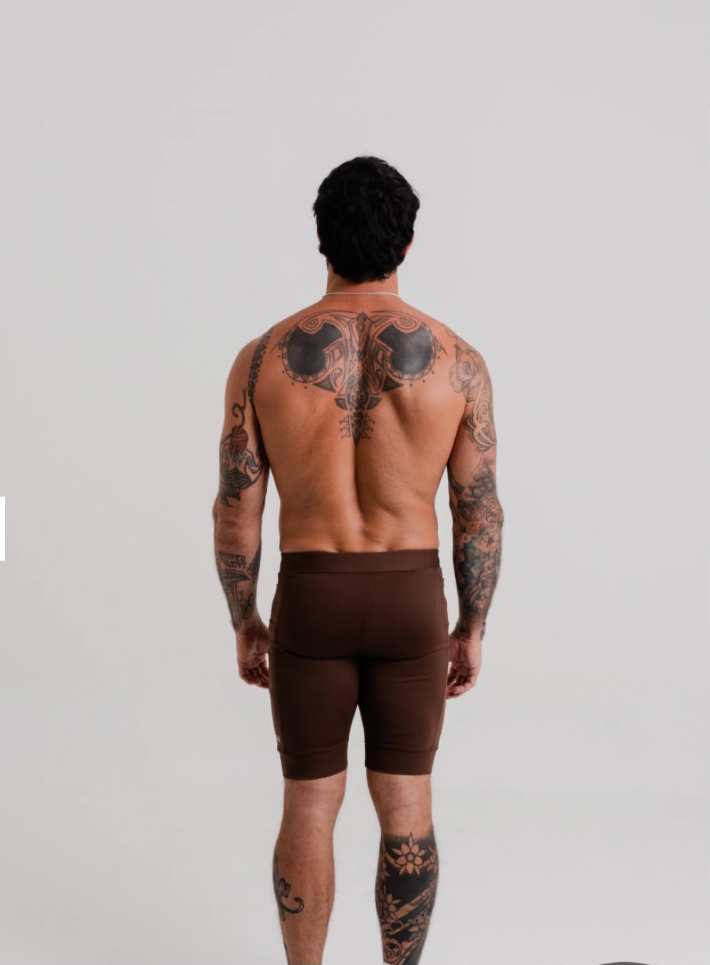 BERMUDA CORRIDA 5 BOLSOS MARROM LURK miniatura 3