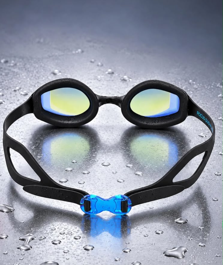 ÓCULOS DE NATAÇÃO ESPELHADO FOCUS DUO VISION - PRETO SKY miniatura 2